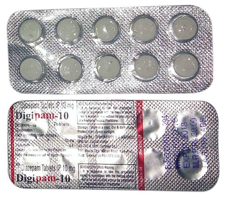 Digipam-10 Diazepam Tablets